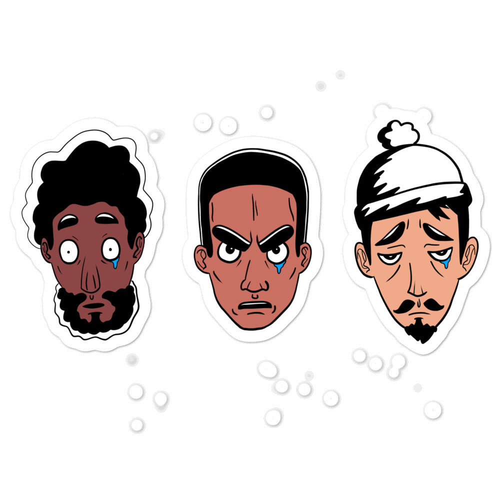 ALL MEN CRY Bubble-free stickers