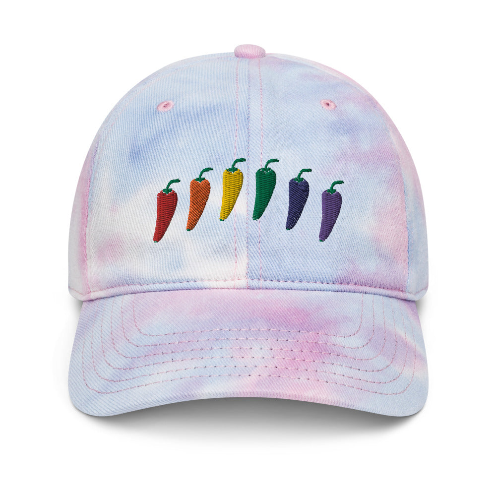 RRAINBOW JALAPEÑO Tie dye hat