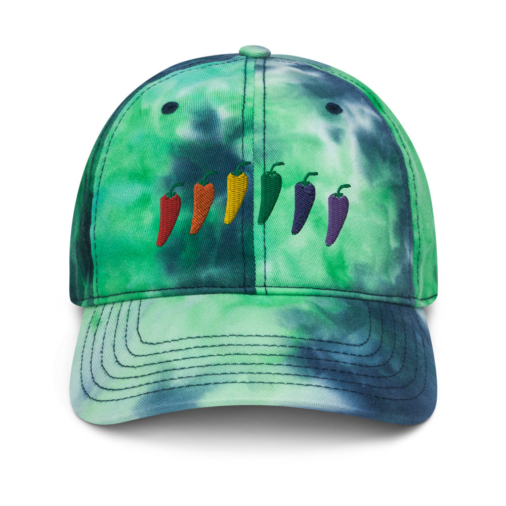 RRAINBOW JALAPEÑO Tie dye hat