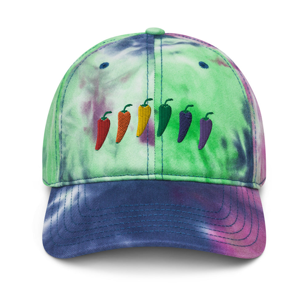 RRAINBOW JALAPEÑO Tie dye hat