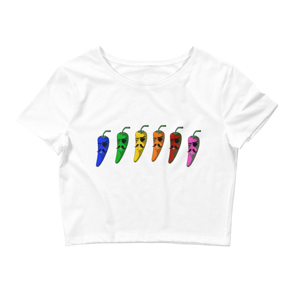 RAINBOW JALAPEÑO Crop Top